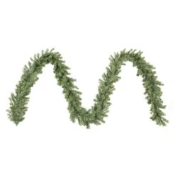 9 Foot X 6 Inch Mini Pine Garland: Unlit