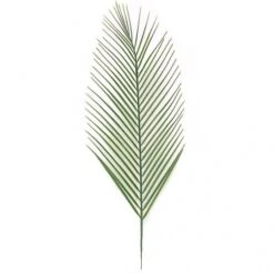 31 Inch Outdoor Artificial Light Green Areca Palm Branch (Set Of 24)