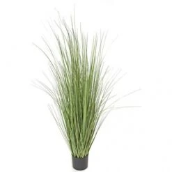 5 Foot Fire Retardant PVC Onion Grass: Potted (Set Of 2)