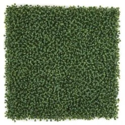 20x20 Inch Tutone Artificial Outdoor Boxwood Mat: 1 Inch High (Set Of 2)