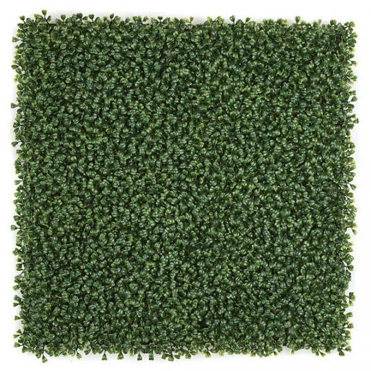 20x20 Inch Tutone Artificial Outdoor Boxwood Mat: 1 Inch High (Set Of 2) 1 20x20 Inch Tutone Artificial Outdoor Boxwood Mat: 1 Inch High (Set Of 2)