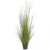 45 Inch Fire Retardant PVC Onion Grass: Potted (Set Of 3)