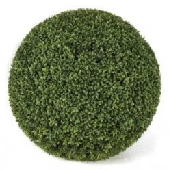 24 Inch Outdoor Artificial Boxwood Ball: UV Protected
