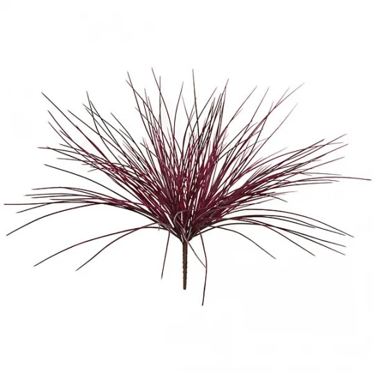 19 Inch Artificial Outdoor Burgundy Onion Grass: Unpotted 1 19 Inch Artificial Outdoor Burgundy Onion Grass: Unpotted