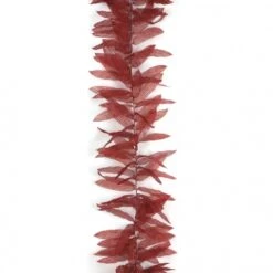 9 Foot Outdoor Rust/Red Lace Leaf Garland