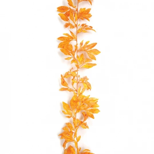 9 Foot Outdoor Amber/Rust Peony Garland 1 9 Foot Outdoor Amber/Rust Peony Garland