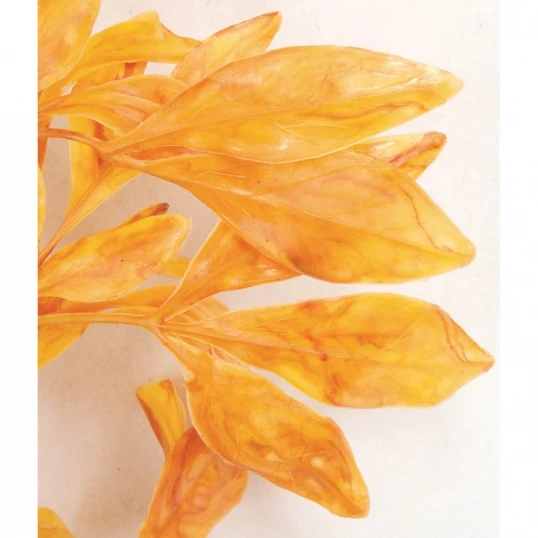 9 Foot Outdoor Amber/Rust Peony Garland 2 9 Foot Outdoor Amber/Rust Peony Garland - Image 2