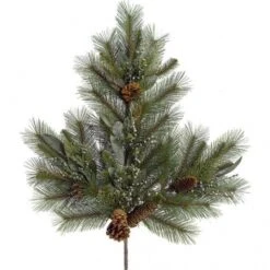 28 Inch Fire Retardant PVC Long Needle Pine Spray (Set Of 6)