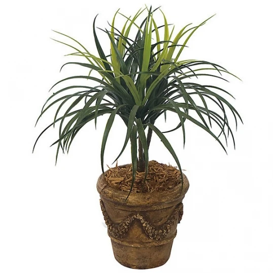 28 Inch Artificial Outdoor Liriope Tree: Unpotted 1 28 Inch Artificial Outdoor Liriope Tree: Unpotted