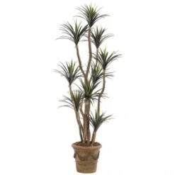 6.5 Foot Artificial Outdoor Liriope Tree: Potted