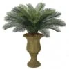 3 Foot Outdoor Artificial Cycas Palm Cluster With 24 Fronds