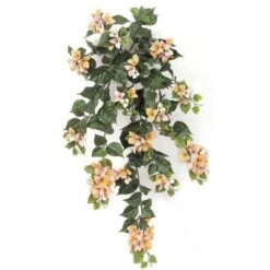 36 Inch Artificial Outdoor Peach/Pink/Cream Bougainvillea: Unpotted
