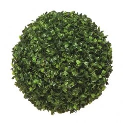 10 Inch Polyblend Outdoor Boxwood Ball Topiary (Set Of 2)