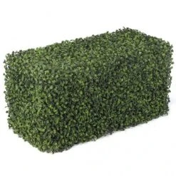 24 X 12 X 12 Inch 5 Sided Boxwood Hedge: UV Protected