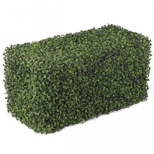 24 X 12 X 12 Inch 5 Sided Boxwood Hedge: UV Protected 1 24 X 12 X 12 Inch 5 Sided Boxwood Hedge: UV Protected