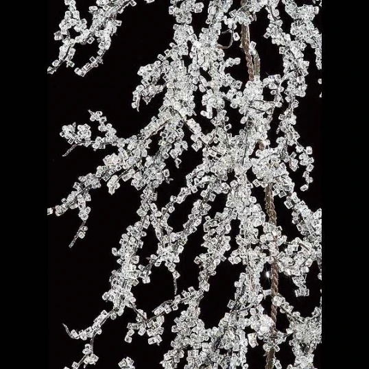 6 Foot Plastic Ice Twig Garland (Set Of 2) 2 6 Foot Plastic Ice Twig Garland (Set Of 2) - Image 2