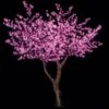 8 Foot Cherry Blossom Tree W/ Shapeable Branches: Pink 5MM LEDs