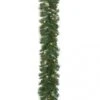 9 Foot X 10 Inch Monroe Pine Garland: Clear Lights (Set Of 2)