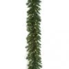 9 Foot X 14 Inch Monroe Pine Garland: Clear LEDs