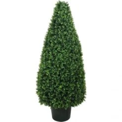 42 Inch UV Protected Basil Cone Topiary: Potted