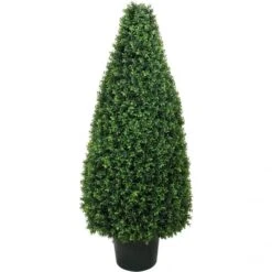 54 Inch UV Protected Basil Cone Topiary: Potted