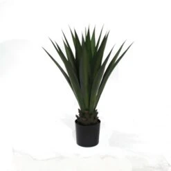 36 Inch Outdoor Potted Agave Plant: Limited UV (Set Of 2)