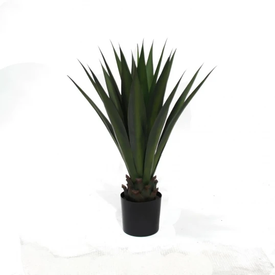 36 Inch Outdoor Potted Agave Plant: Limited UV (Set Of 2) 1 36 Inch Outdoor Potted Agave Plant: Limited UV (Set Of 2)