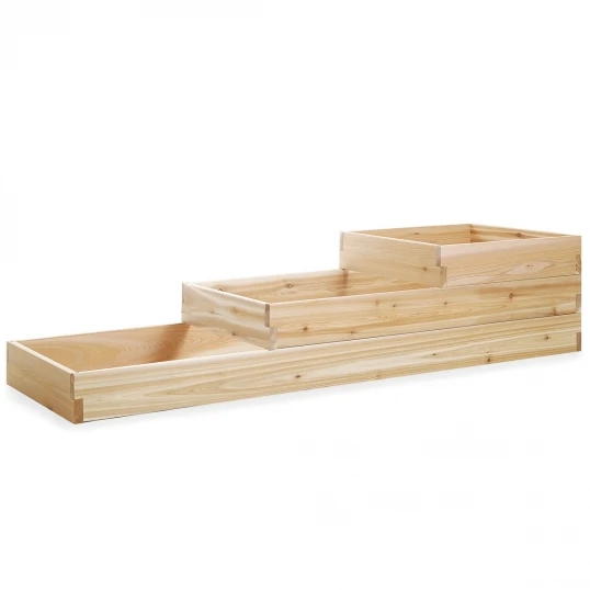 6 Foot Cedar Tiered Garden Box 2 6 Foot Cedar Tiered Garden Box - Image 2