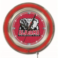 15 Inch Alabama Elephant Neon Clock