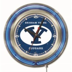 15 Inch Brigham Young Neon Clock