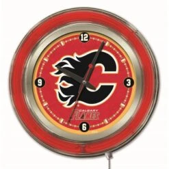 15 Inch Calgary Flames Neon Clock