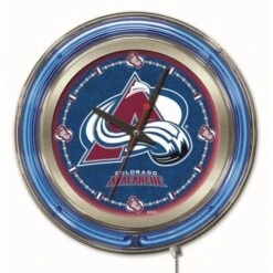 15 Inch Colorado Avalanche Neon Clock