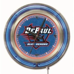 15 Inch DePaul Neon Clock