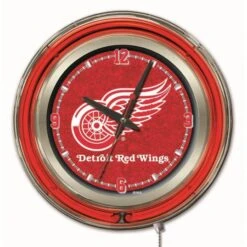 15 Inch Detroit Red Wings Neon Clock
