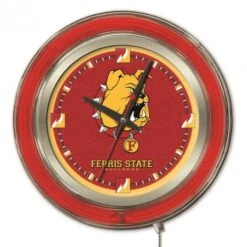 15 Inch Ferris State Neon Clock