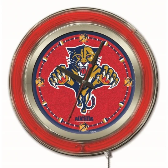 15 Inch Florida Panthers Neon Clock 1 15 Inch Florida Panthers Neon Clock