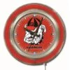 15 Inch Georgia Bulldog Neon Clock