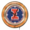 15 Inch Illinois Neon Clock
