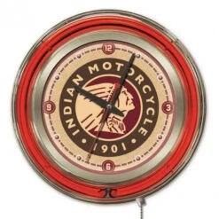 15 Inch Indian Motorcycle Neon Clock