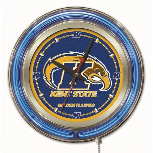 15 Inch Kent State Neon Clock 1 15 Inch Kent State Neon Clock