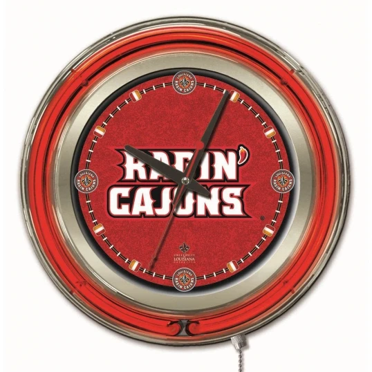 15 Inch Louisiana Lafayette Neon Clock 1 15 Inch Louisiana Lafayette Neon Clock