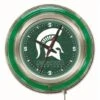 15 Inch Michigan State Neon Clock