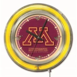 15 Inch Minnesota Neon Clock