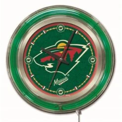 15 Inch Minnesota Wild Neon Clock
