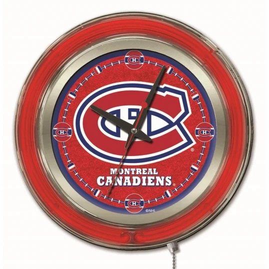 15 Inch Montreal Canadiens Neon Clock 1 15 Inch Montreal Canadiens Neon Clock