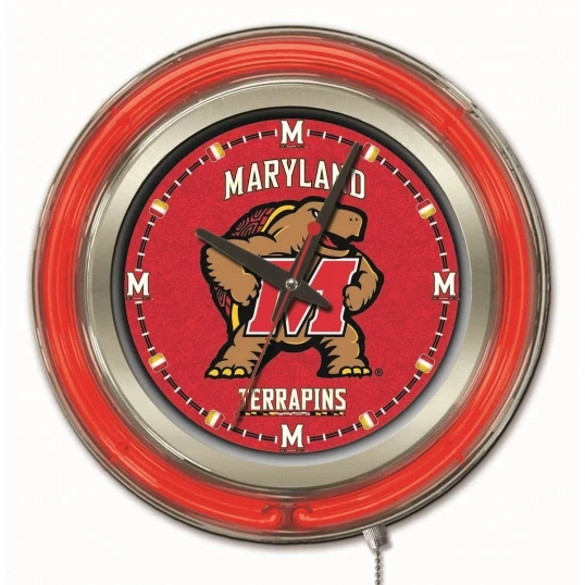 15 Inch Maryland Neon Clock 1 15 Inch Maryland Neon Clock