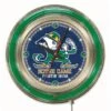 15 Inch Notre Dame Leprechaun Neon Clock