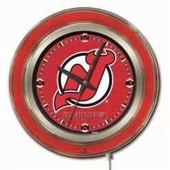 15 Inch New Jersey Devils Neon Clock