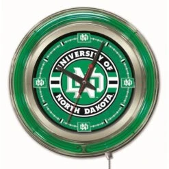 15 Inch North Dakota Neon Clock