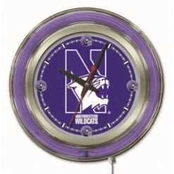 15 Inch Northwestern Neon Clock